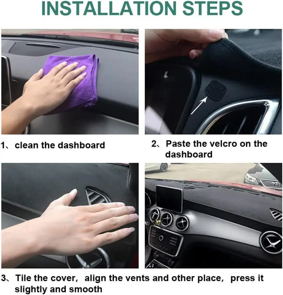 M4 Car Carpet Dashboard Cover Premium Dash Covers for Optimal Car Interior Protection