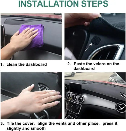 M4 Car Carpet Dashboard Cover Premium Dash Covers for Optimal Car Interior Protection